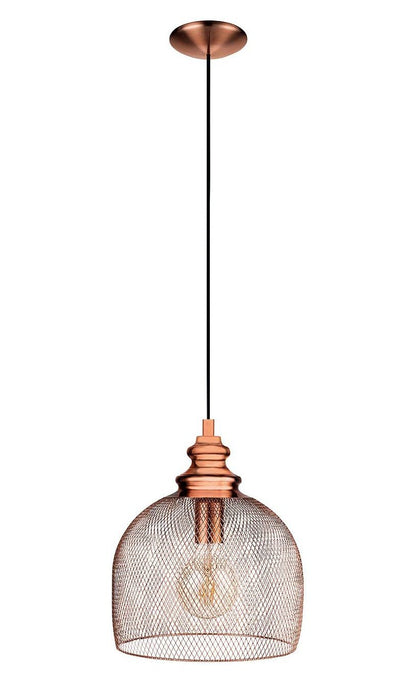 EGLO Straiton Pendelleuchte - Industrial Kupfer Esszimmer