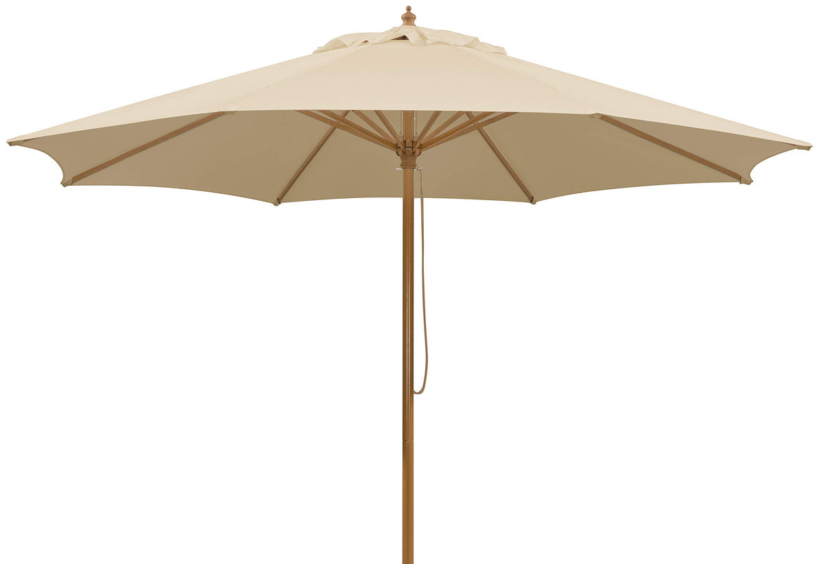 Schneider Sonnenschirm Malaga, natur, Ø 300 cm, Alu/Stahl, Polyester