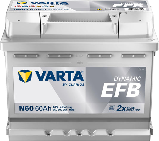 Varta Blue Dynamic EFB N60 PKW Batterie 60Ah 640A