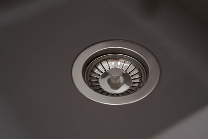 Respekta Boston Mineralitespüle – Betongrau 1 Becken 86x50 cm