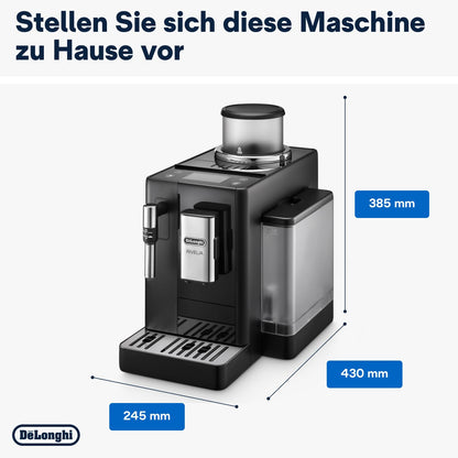 De’Longhi Rivelia Perfetto Kaffeevollautomat - Schwarz (EXAM440.35.B)