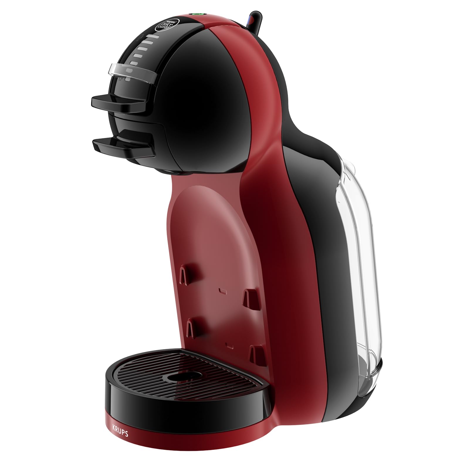 Krups Nescafé Dolce Gusto Mini Me Kaffeemaschine - Cherry Rot. Kompakt zur Kapsel-Zubereitung von Heiß- und Kaltgetränken.