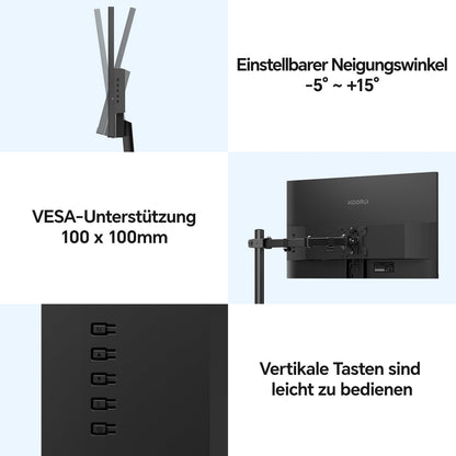 KOORUI E2212F PC-Monitor - 21.45 Zoll, FHD, 100Hz