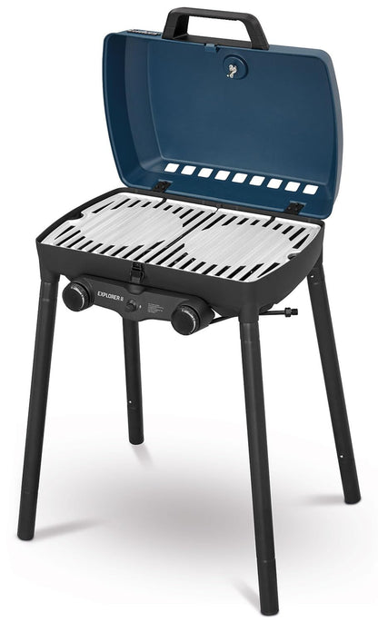 Enders Camping Gasgrill Explorer II – Blau 2 Brenner #2104
