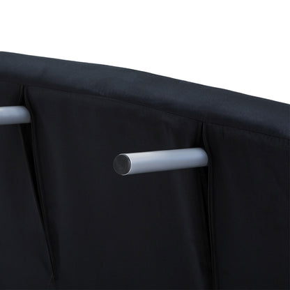 HOMCOM Schlafsofa Schlafcouch mit Funktion - Schwarz