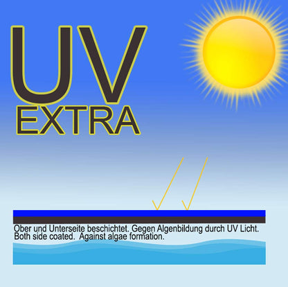 QUICK STAR Poolabdeckung Rund Ø 560 cm - Blau Solar Sommer Winter