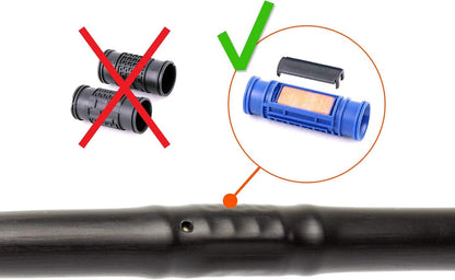 Sellnet Tropfrohr 16 mm 50 m druckkompensiert 40-teiliges Set