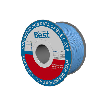 Germany Best CAT 8 Verlegekabel - 100M S/FTP LSZH Simplex
