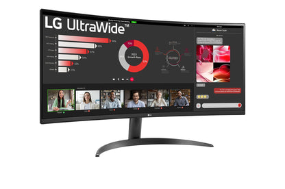 LG UltraWide 34WR50QC-B Curved QHD Monitor 34 Zoll Schwarz