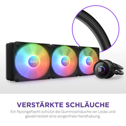 NZXT Kraken Elite 360 RGB AIO CPU Wasserkühlung - Schwarz