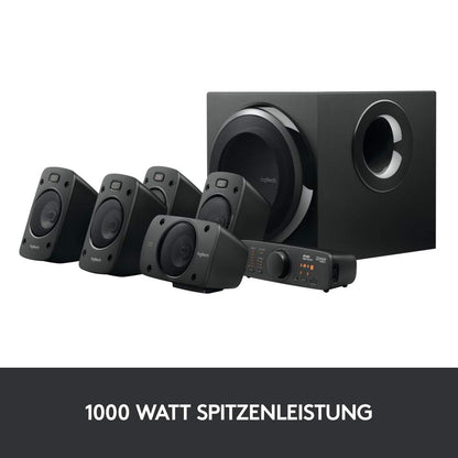 Logitech Z906 5.1 Surround Sound System Lautsprecher - Schwarz