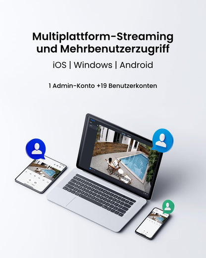 Reolink Lumus Pro 4K Wi-Fi 6 Dual-Band Überwachungskamera Aussen