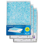 PetSafe ScoopFree Ersatzschale mit Kristall-Katzenstreu, 3er-Pack, Kunststoffschale mit blauem Silikatstreu