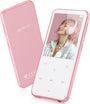 AGPTEK M3 MP3-Player 64 GB Bluetooth 5.3, Lautsprecher, FM-Radio, Rosa mit 2,4-Zoll-TFT-Farbdisplay und Touch-Tasten
