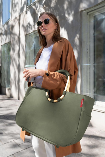 reisenthel loopshopper L forest gold – Shopper mit Rundgriff, 25 l