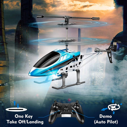 VATOS YD-927 RC Helikopter ferngesteuert 3-Kanal 2.4 GHz mit LED