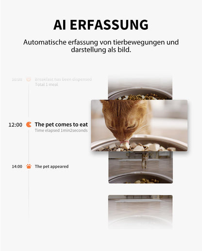 PETKIT KI Futterautomat Kamera 3L – Smart für Katze & Hund