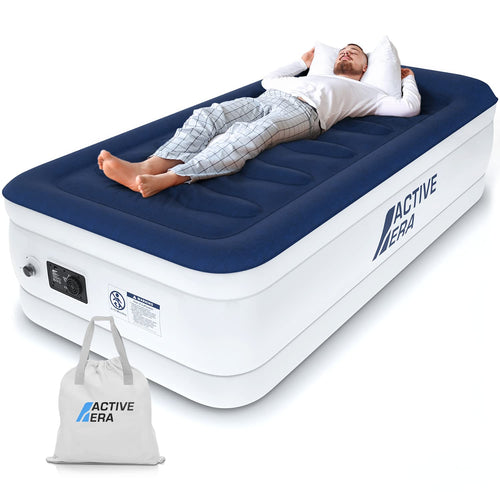 Active Era Luftbett 1 Person – 99x191cm, Selbstaufblasend. Dieses aufblasbare Bett dient als schneller Schlafplatz für Gäste.