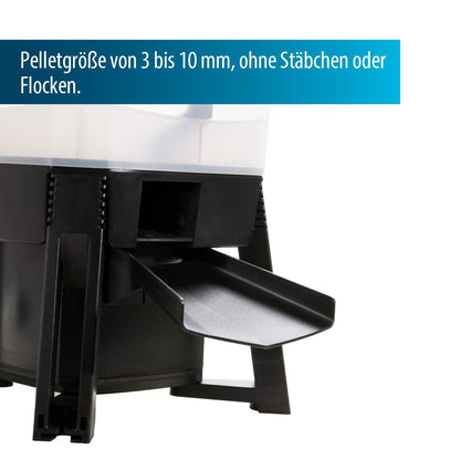 AquaForte Fishfeeder 6 Liter Solar Futterautomat für Teichfische