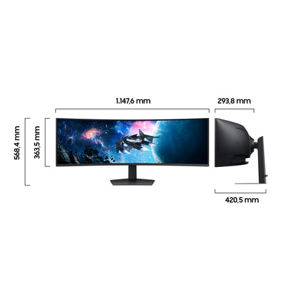 Samsung Odyssey G95C Curved Gaming Monitor 49 Zoll Ultrawide