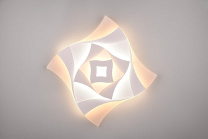 Trio Leuchten Akita 647110131 LED Deckenleuchte Dimmbar Weiss matt