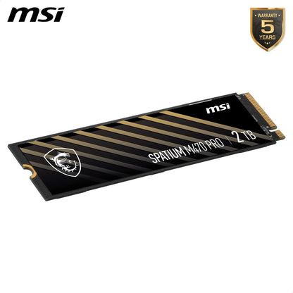 MSI SPATIUM M470 PRO PCIe 4.0 M.2 NVMe SSD intern - 2 TB