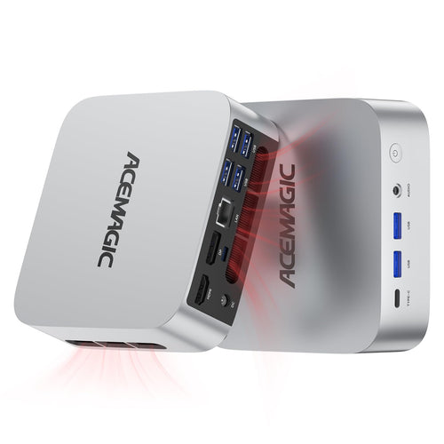 ACEMAGIC M1 Mini PC - i9-11900H 32GB/1TB SSD Win 11 Pro. Kompakter, schwarzer Quader. Ideal für Office & Multitasking.