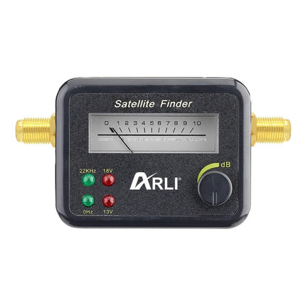 ARLI Sat-Anlage 60 cm mit Quad LNB, 15 m Koaxialkabel und Satfinder