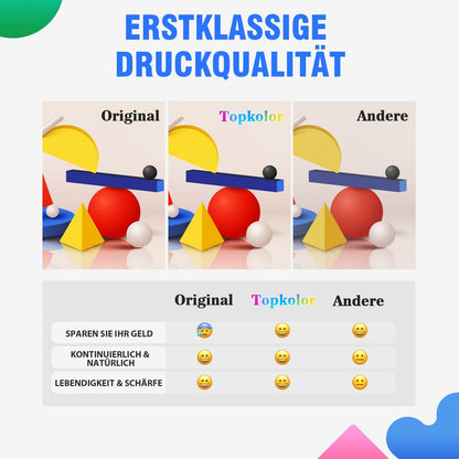 Topkolor 963XL Druckerpatronen Set für HP – Schwarz, Cyan, Magenta, Gelb