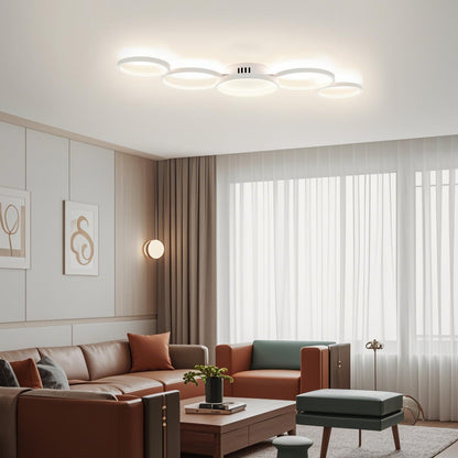 BAYHT LED Deckenleuchte Rund Dimmbar – 50W Weiss, mit Fernbedienung