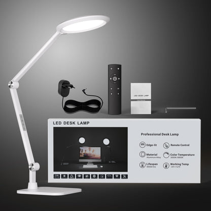 LED Schreibtischlampe Tageslicht 18W – Dimmbar, 4 Farbmodi