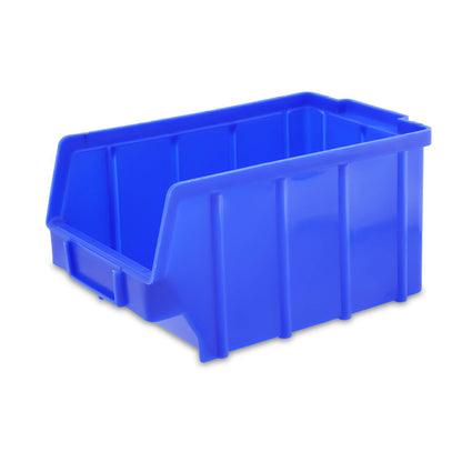 S&S-Shop Stapelboxen Set Kunststoff-Lagerboxen - Blau Gr.3