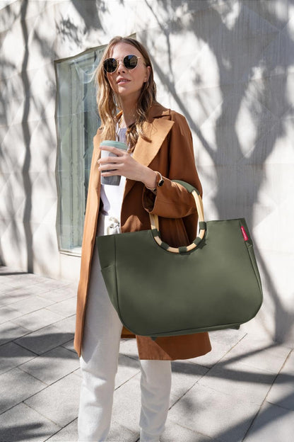 reisenthel loopshopper L forest gold – Shopper mit Rundgriff, 25 l