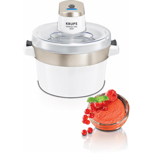 Krups GVS241 Venice Perfect Mix Eismaschine Weiss