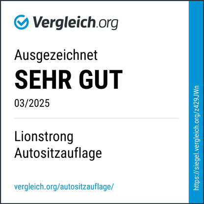 LIONSTRONG Autositzschoner Vordersitz wasserdicht, Kunstleder, 2 Stück