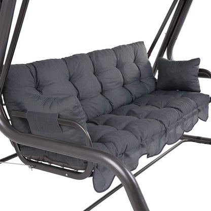 PATIO Hollywoodschaukel Auflage Bora 170x50 cm, grau, gesteppt