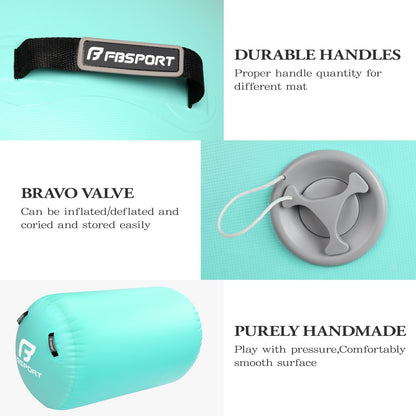 FBSPORT Aufblasbare Air Roll Gymnastikzylinder - 100x60cm