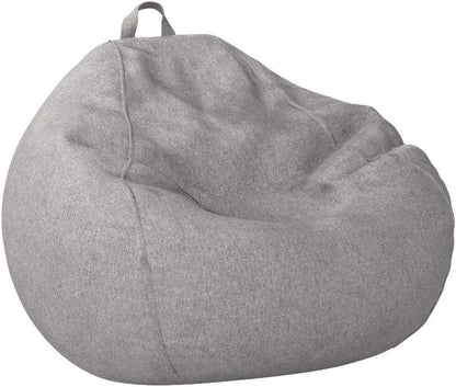 Lumaland Comfort Line Sitzsack 185L, 80x90x50cm - Hellgrau