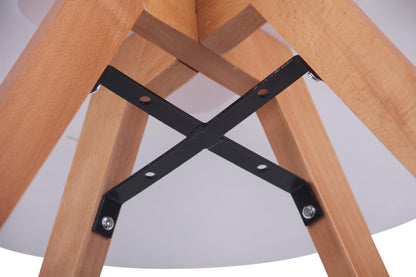CLP Viktor I Küchentisch – Esstisch MDF/Buche 90 cm