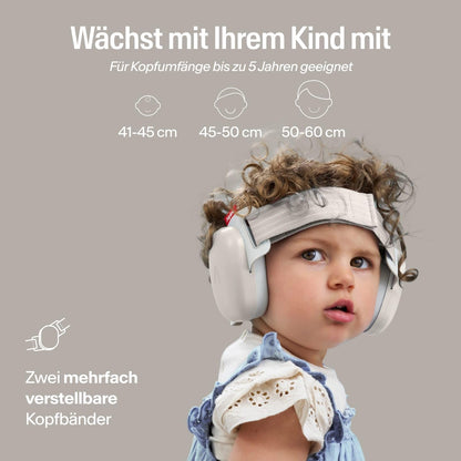 Alpine Muffy Baby Comfort Kapselgehörschutz für Babys, Beige