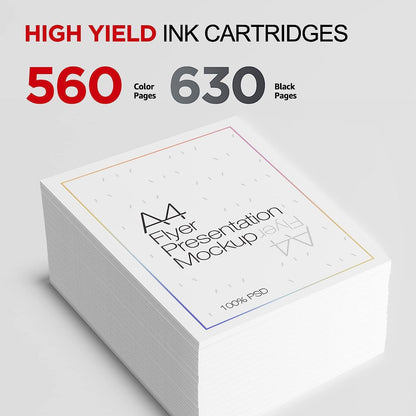 AUMOK 540XL 541XL Druckerpatronen kompatibel für Canon Pixma
