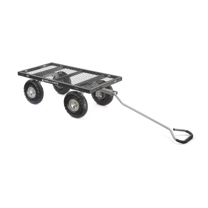 Gorilla Wandelbarer Garten-Transportwagen 362.9 kg – Schwarz