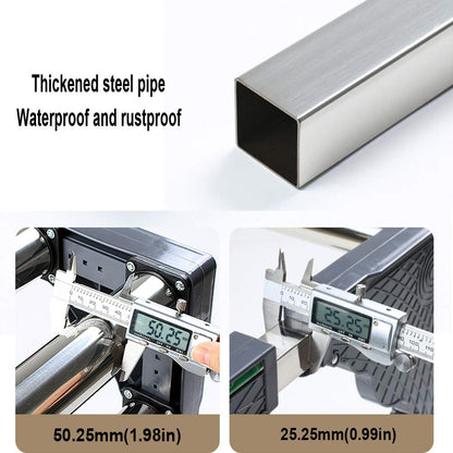 MiSMiAO Sockel verstellbar 45-70cm Edelstahl - Waschmaschine/Kühlschrank