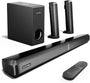 ULTIMEA Apollo S50 2025 4.1 TV Soundbar – 2-in-1 teilbar, schwarz. Verbessert TV-Audio für immersiven 4.1 Raumklang.