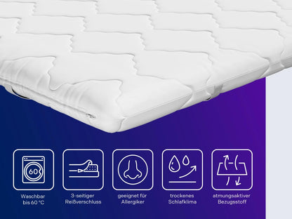 Traumnacht orthopädischer Matratzentopper - 120 x 200 cm