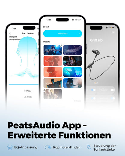 SoundPEATS Q40HD Bluetooth In-Ear-Kopfhörer mit LDAC und IP67