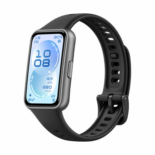 HUAWEI Band 11 Smartwatch, Fitness Tracker mit AMOLED-Display, Schwarz – Aluminiumgehäuse, helles 1,62-Zoll-Display