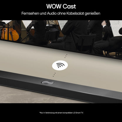 LG DS90TY 5.1.3 Dolby Atmos Soundbar mit Subwoofer, Schwarz