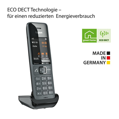 Gigaset COMFORT 520HX DECT-Mobilteil ohne Basis - titanium-schwarz