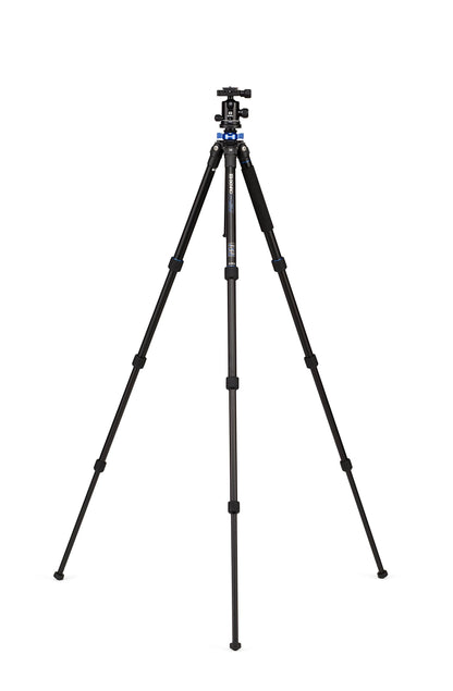 Benro TMA18AB1 Mach3 AL Stativ-Kit - B1 Kopf, Monopod-Funktion, Schwarz